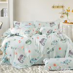 【FOCA】Fuxiang | 3M patented moisture wicking breathable antibacterial Tencel four seasons quilt/cool quilt bed sheet set - single, , large