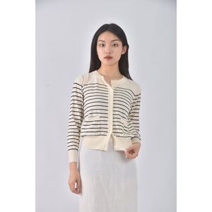 (M) lovable韓牌質感圓領杏色長袖上衣二手衣