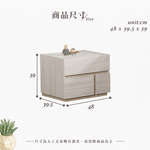 【Hampton 漢汀堡】琳丹1.6尺床頭櫃, , large
