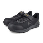 ROAD EASY MIT防潑水防護鞋 工作鞋 安全鞋 鋼頭鞋 台灣製 寬楦 反光 防穿刺 抗衝擊 抗菌 耐油 防滑 黑, , large