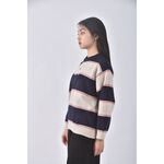(XL) urban story韓牌條紋藍色長袖上衣二手衣, , large