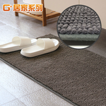 【G+居家】超細纖維短毛吸水止滑地墊40x130公分(廚房地墊/床邊腳踏墊/吸水防滑墊), , large