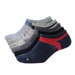 【D&G】抗菌除臭機能運動襪<丈青,22-26cm>D396 男女適用 氣墊 毛巾底, 丈青,22-26CM, large