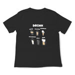 JZ TEE Cat Beverages Graphic Tee, , large