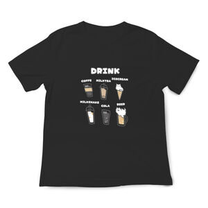 JZ TEE Cat Beverages Graphic Tee