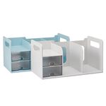 【FLYING 雙鶖】超大型創新書架 (附整理盒) 薄荷藍, , large