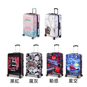 ~雪黛屋~LUDWIN 20吋行李箱USB充孔海密鎖360度煞車旋轉ABS+PC耐刮承重S2531