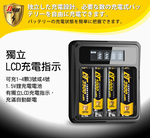 【8馬赫】1.5V鋰電池專用液晶顯示充電器 3號/AA 4號/AAA(4槽獨立快充), , large