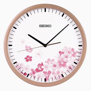 SEIKO 精工 浪漫櫻花指針式掛鐘 時鐘 PIA020P