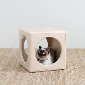 【paipaipets】 Wooden Cube - Style S
