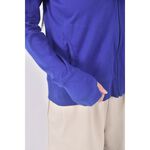 (S) lativ質感棉質連帽藍色外套二手衣, , large