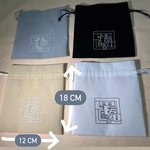 【Leo手機周邊專賣店】LEO 里歐絨布高品質速口收納袋 / 大MOZTECH LAPO款 / 牛仔藍, , large