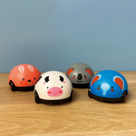 Pull Bcak Car Toy Cow, , large