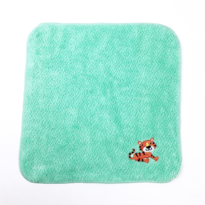 embroidered towel animal tiger