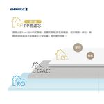 【麗水生活】愛科濾淨EVERPOLL  RO-115PP棉濾芯(第一道) 適用RO-115AI桌上型智慧飲水機, , large