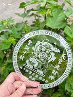 [老食說]LED七彩雷雕燈座, , large