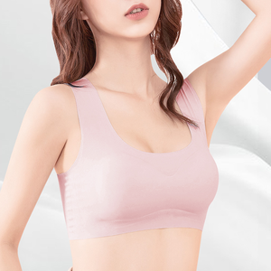 [凱得國際]KISSDIAMOND裸感無痕涼感無鋼圈內衣KDW-3030  M/粉色