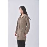 (S) michael kors質感風衣棕色外套二手衣, , large
