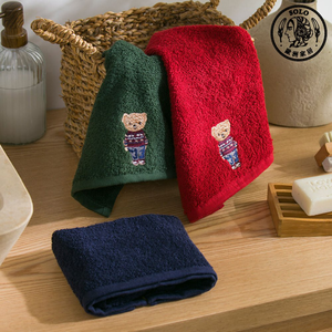 【SOLO歐洲家居】LCW Home 土耳其製 30x50cm 冬日童趣熊熊毛巾三件組 100%純棉 超吸水