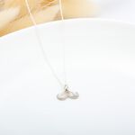 【Angel & Me】Handlebar Mustache s925 sterling silver necklace Valentine Day gift, , large