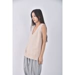 (M) 背心杏色上衣二手衣, , large