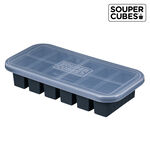 官方直營【Souper Cubes】多功能食品級矽膠保鮮盒6格_曜石灰(125ML/格), , large