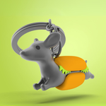 [傑凱國際貿易]Metalmorphose比利時鑰匙圈 臘腸狗, , large