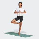 Adidas Studio T-shirt 女 T恤 運動 休閒 訓練 圓領 柔軟 白 [IS2978], , large