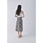 (2XL) shein條紋黑色長裙二手衣, , large
