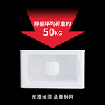 【Y HOUSE】Double-door folding storage box, stackable, double-door storage box, storage box, clothing storage, toy storage - one with wheels, , large