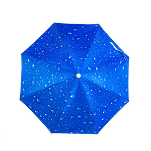 95cm headband umbrella, silver single-layer rubber surface, suitable for both sunny and rainy days, outdoor fishing umbrella hat, sun protection umbrella.