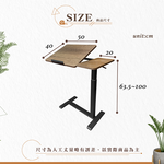 【Hampton 漢汀堡】莎莉氣壓可翻升降桌-白腳, , large