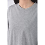 (L) uniqlo質感棉質圓領黑色短袖上衣二手衣, , large