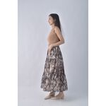 (S) mila owen針織背心拼接棕色洋裝二手衣, , large