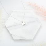 【Angel & Me】幸運草 四葉草 Four Leaf Clover s925 純銀 項鍊 生日 情人節 禮物, , large