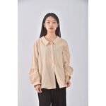 (XL) ob style格紋黃色襯衫上衣二手衣, , large