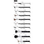 【Galatea葛拉蒂】 天顏系列10支裝專業刷具組(送15孔皮套）, , large