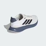 Adidas Runfalcon 5 男 慢跑鞋 運動 休閒 透氣 緩衝 彈力 愛迪達 米白 黑藍 [IE8815], , large