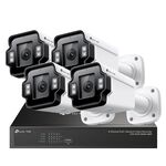 TP-LINK 昌運監視器組合 VIGI NVR1004H-4P 4路主機+InSight S345ZI VIGI 4MP 戶外紅外線電動變焦槍型網路攝影機*4, , large