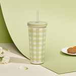 【Oolab 良杯製所】710ml 法式織戀系列 陶瓷易潔層吸管杯, , large