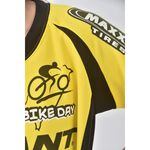 (S) giant運動條紋黃色短袖上衣二手衣, , large