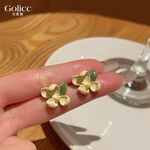 【Gulicc 】古莉可 耳環 韓版小黃花耳飾, , large