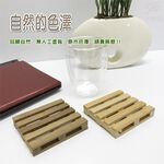 金德恩 GS MALL 台灣製造 檜木杯墊 工業風 檜木墊 棧板杯墊 杯墊 餐墊 桌墊 吸水墊 隔熱墊 檜木, , large