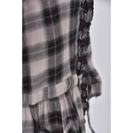 (M) vienus jean棉質長版黑色襯衫上衣二手衣, , large