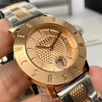 [星晴錶業]VERSUS VERSACE手錶,34mm,VV00315玫瑰金色錶面玫瑰金錶殼金銀相間精鋼錶帶款, , large