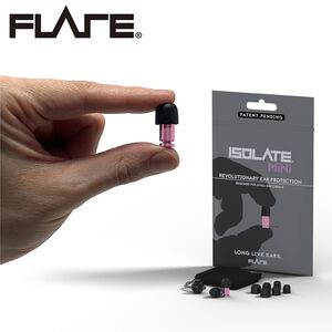 Flare Isolate MiNi系列鋁製專業級英國防躁耳塞 玫瑰金色款【敦煌樂器】
