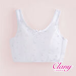 可蘭霓Clany 小貓咪冰礦涼感無鋼圈少女S-Q/2XL 學生內衣 成長型內衣  8038-61 雲朵灰 胸衣  背心, , large