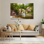 【御畫房】春水流 國家一級畫師手繪油畫60×90cm(VF-92), , large