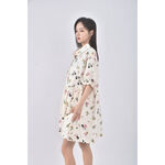 (XL) 質感米奇杏色洋裝二手衣, , large