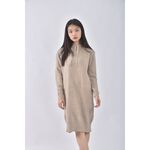 (S) 連帽棕色洋裝二手衣, , large